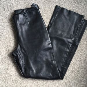 Reilly Olmes Boot cut leather pants